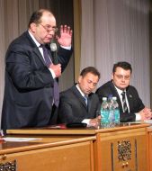 Anatoliy Vasilyev, Nikolay Tomenko and Vyacheslav Shaposhnik