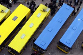 Busses near Kievan mayor’s office