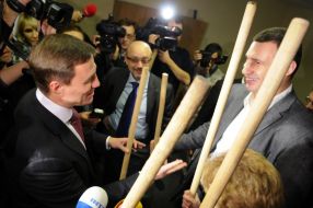 Nikolay Katerinchuk and Vitaly Klichko