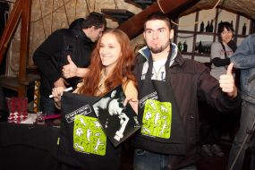 Participants of presentation of project ”Bag - Nature”