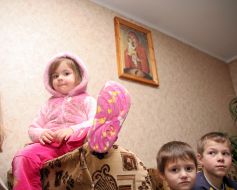 Воспитанники детского дома