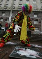 Action in support a movie theater „Zhovten”