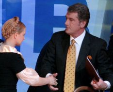 Viktor Yushchenko and Yulia Timoshenko