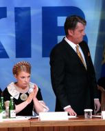 Viktor Yushchenko and Yulia Timoshenko