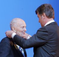 Viktor Yushchenko and Boris Paton