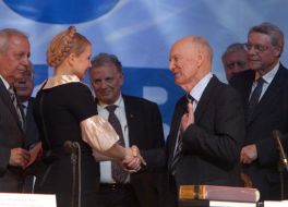 Boris Paton and Yulia Timoshenko