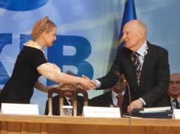 Boris Paton and Yulia Timoshenko