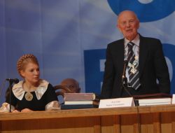 Boris Paton and Yulia Timoshenko