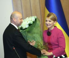 Yuliya Timoshenko and Aleksandr Turchinov