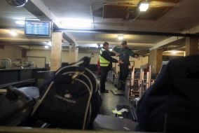 Airport workers