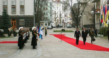 Emomali Rakhmon (Rakhmonov) and Viktor Yushchenko