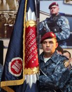 Fighter of the special division ”Berkut”
