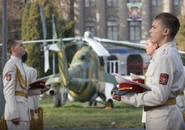 Bogun’s military lyceum students