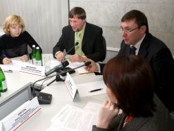 Yury Lutsenko, Inna Kisel and Konstantin Doroshenko