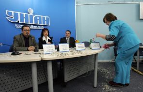 Konstantin Bondarenko, Aleksey Aleksandrov and Oksana Shkoda