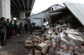 Хозяева разрушенных гаражей