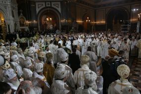 Funeral service сeremony of Aleksy II