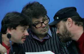 Ostap Stupka, Oleg Pinchuk and Sergey Poyarkov