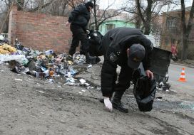 Сотрудники милиции