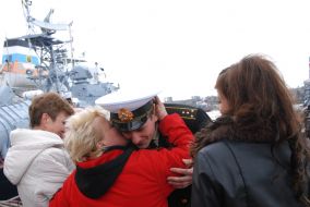 Relatives meet near relations