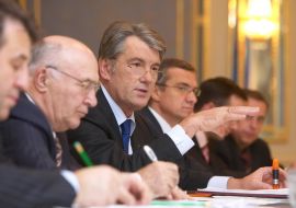 Владимир Стельмах, Александр Шлапак  и Виктор Ющенко