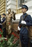 Торжественное открытие памятника сыщику послевоенного периода