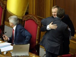 Aleksandr Lavrinovich, Vladimir Litvin and Nikolay Tomenko