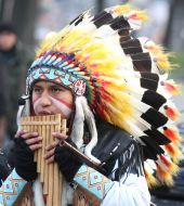 «Nativo» Ecuadorian ethnographic musical collective participant