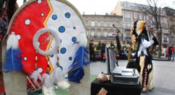 «Nativo» Ecuadorian ethnographic musical collective participant