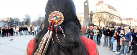 «Nativo» Ecuadorian ethnographic musical collective participant