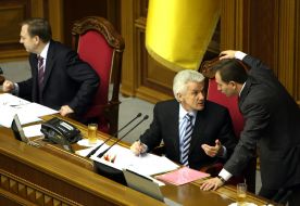 Aleksandr Lavrinovich, Vladimir Litvin and Nikolay Tomenko