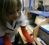 Продавщица в аптеке