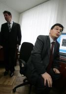 Aleksandr Stelmakh and Artur Vitrenko