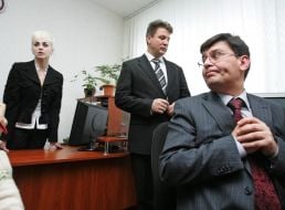 Zhanna Usenko-Chernaya, Aleksandr Stelmakh and Artur Vitrenko