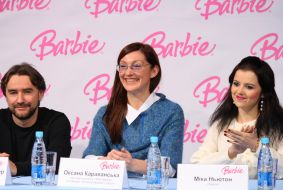 Mika Nyuton, Oksana Karavanskaya and Aleksandr Morderer