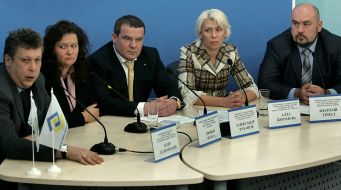 Ukraine real estate specialists Union’s press-conference in UNIAN