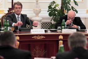 Віктор Ющенко та Володимир Стельмах