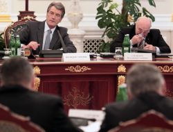 Віктор Ющенко та Володимир Стельмах