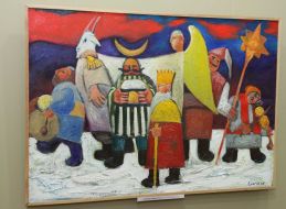 Picture of Petr Sipnyak ”Den with a tambourine”