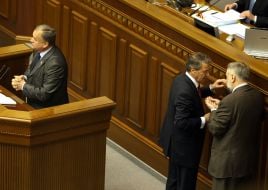 Yaroslav Sukhoy, Yuriy Karmazin and Ivan Kirilenko