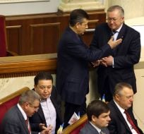 Boris Tarasyuk and Aleksandr Bondar