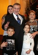 Leonid Chernovetskiy with his family