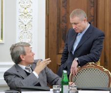 Grigoriy Surkis and Valeriy Sushkevich