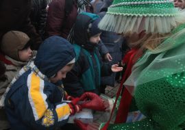Participants of ”Saint Nicholas house” opening ceremony