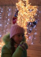 Girl in ”Saint Nicholas house”