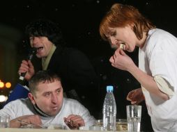 Championship on the speed eating up of the Ukrainian vareniks