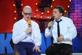 Vladimir Zelensky and Evgeny Koshevoy