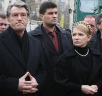 Виктор Ющенко и Юлия Тимошенко