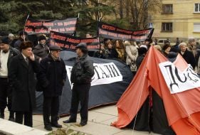 Блокирование сессии городского совета Симферополя