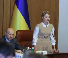 Yuliya Timoshenko and Aleksandr Turchinov